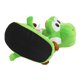 thumbnail image 4 of Juego Mario dibujos animados Yoshi dinosaurio zapatillas divertidas pareja hogar piso personalizado zapatillas de algodón de invierno para hombres, 4 of 5