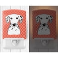 thumbnail image 2 of Caroline's Treasures BB1131CNL Red Checkered Dalmatian Ceramic Night Light, 6x4x3", multicolor, 2 of 2