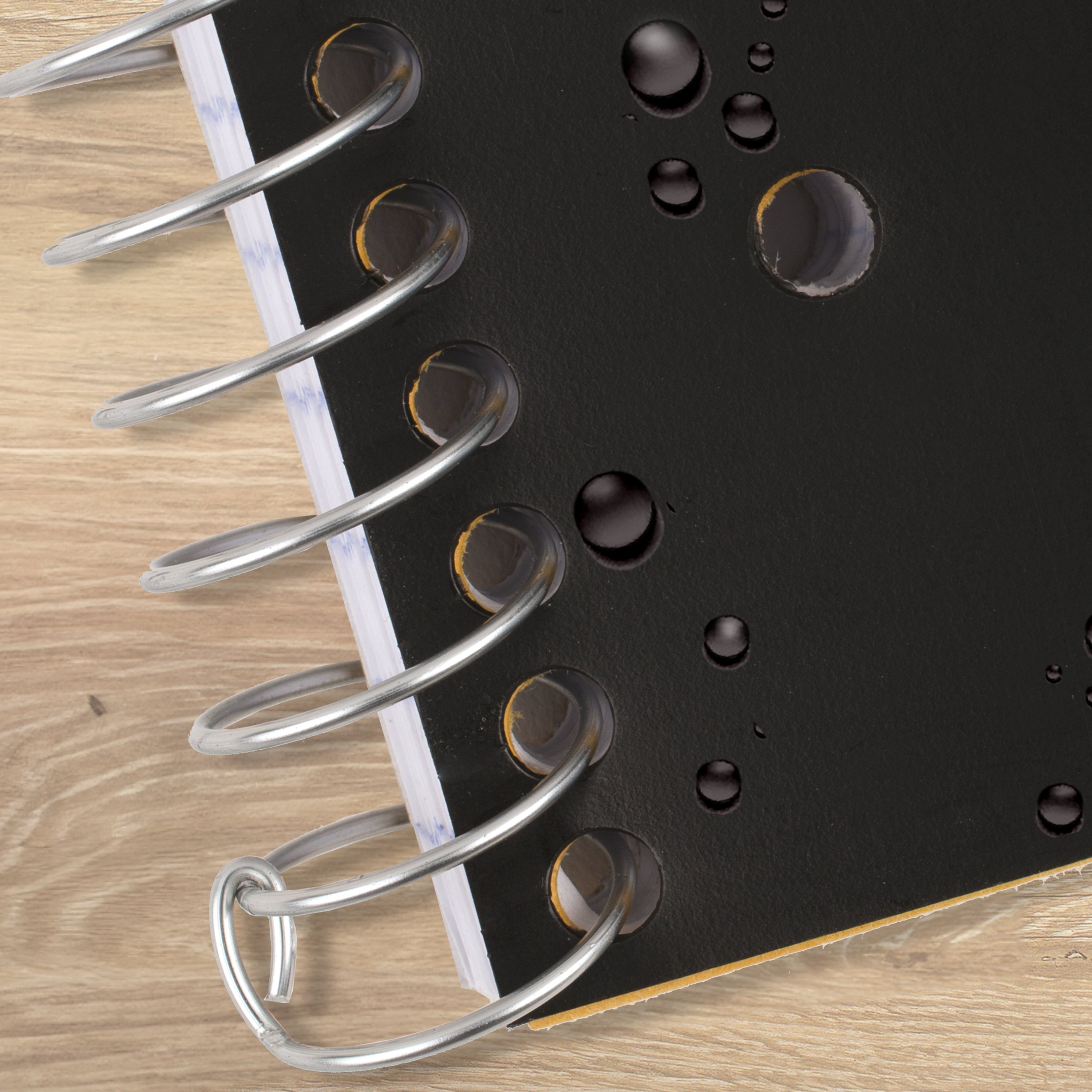 Five Star Cuaderno Universitario 1 Materia + App de Estudio, 8.5" x 11", Negro, Poli, Espiral, 100 Hojas 5