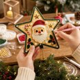 thumbnail image 5 of Clearance! DIY Beaded Christmas Tree Star Topper, Christmas Diamond Art Kit for Adults, Christmas Decor Gift (Santa), 5 of 8