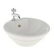 thumbnail image 5 of 1:12 Miniatura Cerámica Lavabo Redondo Lavabo de Baño Y Gabinete , F, 4x2cm, 5 of 9