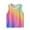 Multicolor A, variant on WRKEKC Girls Summer Tank Tops, Casual Tank for Girls, Toddler Kids Boys And Fashion Cute Gradient Print Soft Sleeveless Bottom Camisole