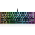 thumbnail image 2 of Teclado para juegos MageGee 60% RGB retroiluminado ultracompacto, 2 of 2