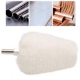 thumbnail image 4 of Rueda De Pulido De Tela Blanca, Forma De Cono Con , Taladro Eléctrico, Herramientas De Pulido Con 55 Mm Y 65 Mm, Para Metal, Joyería, Ferretería, Acero Inoxidable, 4 of 7