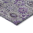 thumbnail image 3 of Addison Rugs Chantille Indoor/Outdoor Transitional Floral Purple Machine Washable Rectangle Rug, 8' x 10', 3 of 8