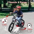thumbnail image 3 of NEORIVER Electric Dirt Bike for Kids Ages 6-12, 250W Electric Motorcycle Up to 15.5MPH, 24V Detachable Battery, 16'' Inflatable Tire Electric Balance Bike with Kickstand, 3 of 8