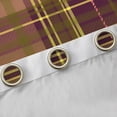 thumbnail image 4 of Manfei Geometric Plaid Black Out Curtains for Teens Female Men,Retro Grid Curtains Pack of 2 (42x63 Each),Vintage Buffalo Bedroom Curtains,Ultra Soft Home Decor, 4 of 6
