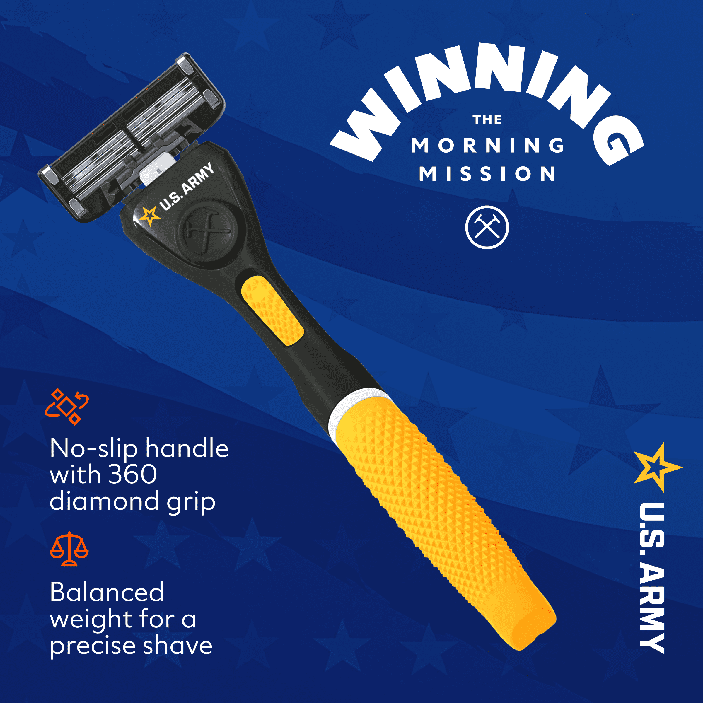 Dollar Shave Club Military Army 6-Blade Razor Starter Set