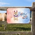 thumbnail image 2 of 4th of July Shiba Inu Celebrates Independence Day Horizontal Metal Aluminum Sign Shibas Dog Lovers Gifts Idea Wall Art Home Decor - 12010, 2 of 5