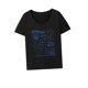 thumbnail image 5 of Camiseta para mujer, verano, mujer, manga corta, top para trabajo, deporte, mujer, regalo Negro, 5 of 7