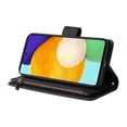 thumbnail image 2 of Étui pour Samsung Galaxy A52 5G Housse à Fermeture Éclair Portefeuille Magnétique Protecteur - Noir, 2 of 5