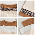 thumbnail image 4 of mgoYE Kid Girl Clothes Shorts Set 3Pack Outfits Summer Casual Short Sleeve Top and Shorts Set for Girls 4-7(Khaki,5-6 Years), 4 of 6
