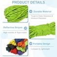 thumbnail image 3 of Uxcell Corde Paracorde Réfléchissante, Corde Paracorde Fluorescente pour Camping Randonnée Pêche Vert Fluorescent 98 Pieds, 3 of 7