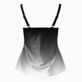 thumbnail image 5 of GUOBIOZIY Women's Flowy Tankini Tops Only - Modest Bathing Suit Loose Fit Plus Size Swimsuit Swim Tops for Women Summer High Waist Soft Comfortable Swimwear (Black,XL), 5 of 5