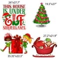 thumbnail image 2 of VictoryStore Under Elf Surveillance Yard Decoration Display, Outdoor Elf Christmas Decorations, 9 Pieces (19678), 2 of 8