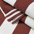 thumbnail image 3 of 100% Cotton Cabana Stripe Oversized 4 Pack Beach & Pool Towel (4 Pack - 35" x 70", Terracotta), 3 of 5