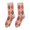 Khaki, variant on Women Mid Tube Socks Autumn Winter Warm Home Footwear Plaid Pattern Fashion Casual Daily Hosiery Comfort Black