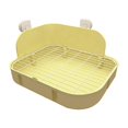 thumbnail image 2 of 2 Uds Caja de Arena para Conejos Hámster Inodoro Ropa Jaula Orinal Entrenadores Sunnimix Inodoro para bandeja de arena para conejos, 2 of 8