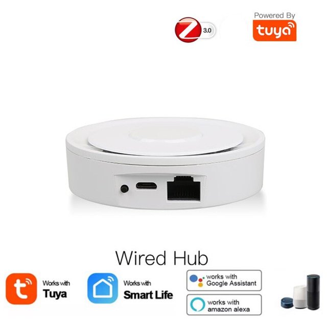 Tuya Smart Gateway Hub Multi-modelo Smart Home Bridge WiFi Bluetooth ZigBee APP Control remoto inalámbrico Alexa Google Deng Xun unisex