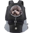 thumbnail image 4 of Mochila para perros, mochila para cachorros, mochila para mascotas, mochila para perros pequeños, portador de viaje para mascotas, portador frontal para perros con transpirable, 4 of 4