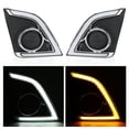 thumbnail image 3 of 1 par de luces LED de circulación diurna de doble color de 12V aptas para Isuzu Dmax 2016 2017, 3 of 10