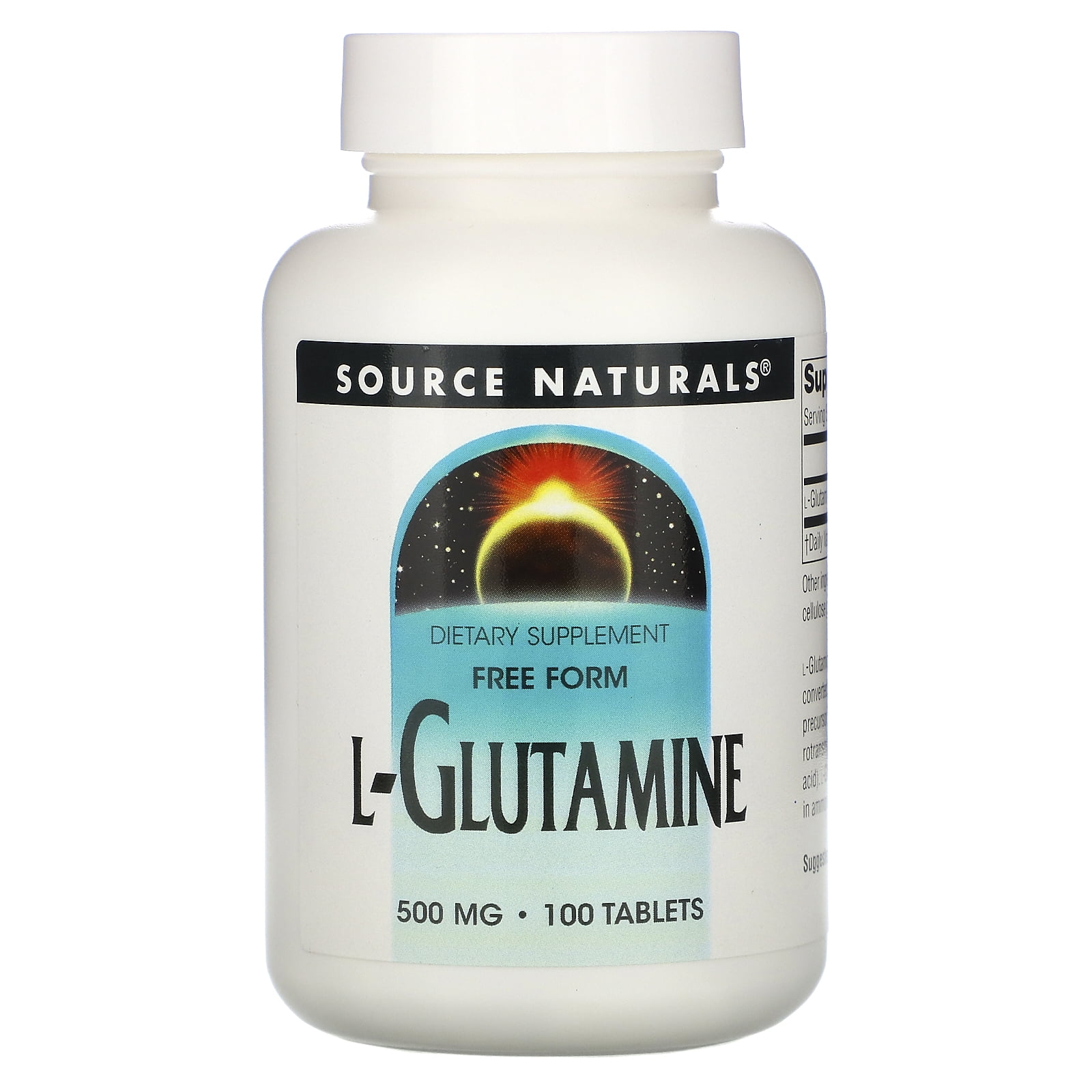 Source Naturals Source Naturals L-Glutamine, 100 ea - Walmart.com