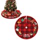 thumbnail image 5 of Árbol De Navidad De 90Cm Alfombra De Tela Cepillada Patrón De Personalidad Año Nuevo Árbol De Navidad Alfombrilla De Suelo Adornos Decoración Advancent HA043620-02, 5 of 6