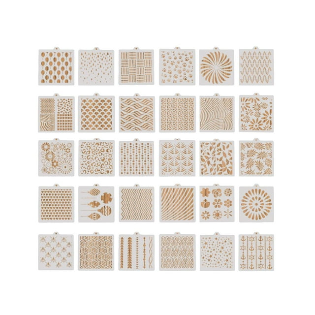 30 plantillas para manualidades, plantillas para pintar, plantillas para dibujar, plantillas para pintar, juego de plantillas para pintar en madera, Sunnimix Plantillas de pintura