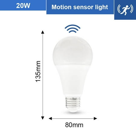 

E26 LED PIR Red Motion Sensor Bulb Radar Motion Sensor Bulb