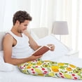 thumbnail image 5 of Bingfone Avocado And Pineapple Mens All Over Print Sleep Pajama Pants-Large, 5 of 5