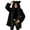 Black., variant on Akafmk Womens Faux Furs Coats,Womens Winter Coats,Womens Ladies Warm Faux Furry Long Coat Jacket Winter Solid Hooded Outerwear Front Open Jacket Outerwear