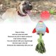 thumbnail image 2 of Juguete de peluche para masticar cachorros con cuerda de nudo Juguete de peluche para limpiar los dientes de perro Juguete interactivo para perros Juguete interactivo para limpiar los dientes de, 2 of 8