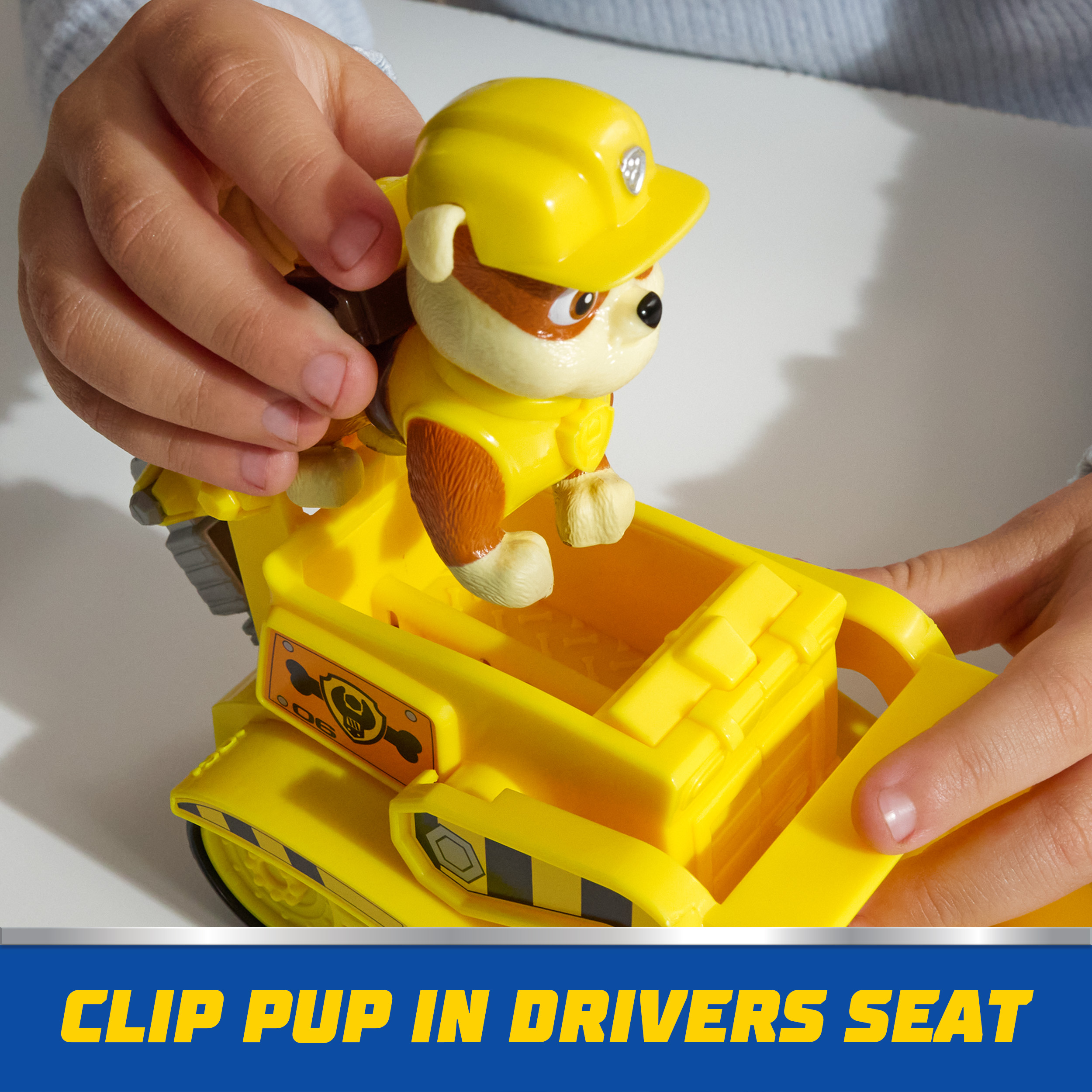 PAW Patrol Rubble Bulldozer Vehicle with Collectible Figure photo 8