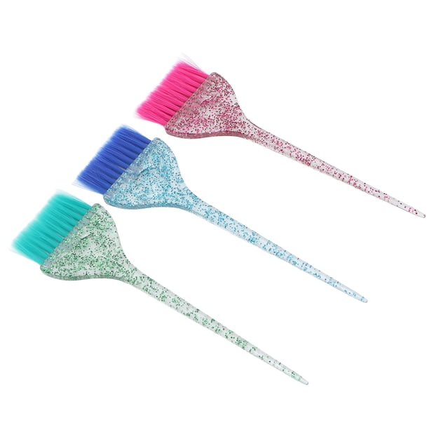 JUEGO DE CEPILLOS DE COLOR DE CABELLO, PRÁCTICO Y FÁCLE DE LIMPIAR EL CEPILLO DE CABELLO TRANSPARENTE DESERO DE LARGO ERGONOMICO Safe for Barber Shop para Salón