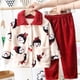 thumbnail image 1 of New 2023 Kids Winter Soft Flannel Pajamas Clothing Sets Boys Girls Cartoon Thicken Warm Lapel Tops with Pants Pyjamas Sleepwear, 1 of 4
