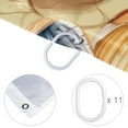 thumbnail image 4 of Shell Waterproof Printed Shower Curtain Set with Hooks - Bathroom Decoration, 4 of 5
