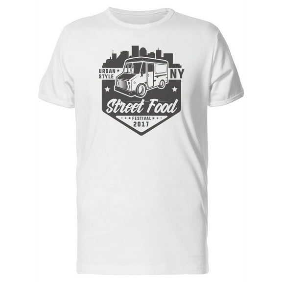 Street Food Truck Festival Nyc T-Shirt Men -Image by Shutterstock, Male 4X-Large