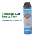 thumbnail image 3 of Cilindro de Tanque de Propano Flame King FLMKNG141LP 400 ml Reutilizable, 3 of 7