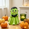thumbnail image 6 of Halloween Savings Ceramic White Ghost Halloween Decor Light Up Ghost Figurine with Cutouts Spooky Tabletop Ornament for Mantel Shelf indoor Holiday Decoration Halloween Decorations indoor Outdoor, 6 of 6
