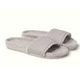 thumbnail image 2 of Victoria's Secret Pink Women's Logo Single Strap Sherpa Slides Sandals Gray Large (9/10) NWT, 2 of 3