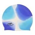 thumbnail image 1 of Silicone Swim Caps Set High Performance Stretchy Comfort for All Ages Water Sports Gear 3PCS, 1 of 4
