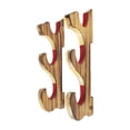 thumbnail image 4 of Blinkol Support Mural pour Épée en Bois pour Objets de Collection Samouraï Flûte 3 Niveaux Rembourré, 4 of 9