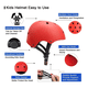 thumbnail image 2 of Casco Protección Kit Niños Bicicleta 3-13 años Rojo Malubero Malu1787, 2 of 3