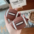 thumbnail image 2 of ZHaobin Simulated American Football Earphone Cover for Apple Airpods Pro 3 Case for Airpods 3 3rd Generation Air Pod 2 1 Case (01,AirPods Pro2), 2 of 7