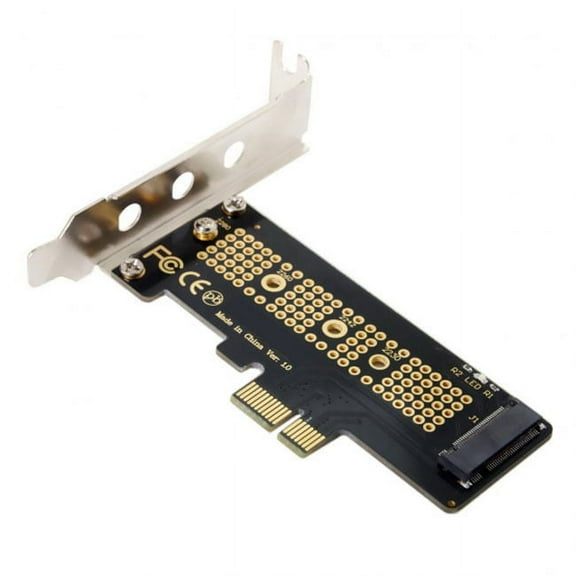 JSER Low Profile PCI-E 3.0 x1 Lane to M.2 NGFF M-Key SSD Nvme AHCI PCI Express Adapter Card