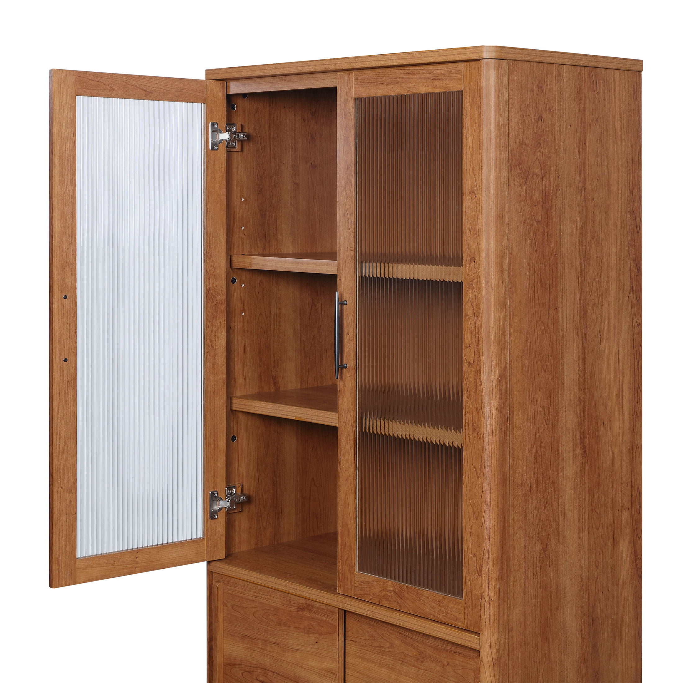 Better Homes & Gardens Greyson China Cabinet, Acorn Finish