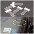thumbnail image 3 of 5 Pcs Clear Parking Ticket Holder Plastic Timed Ticket Holder Car Windshield Ticket Holder with Tape, Model: Transparent, 3 of 5