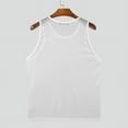 thumbnail image 6 of INCERUN Mens Round Neck Sleeveless Tank Tops Summer Casual Sport Gym Slim Fit Blouse Vest T Shirt, 6 of 7