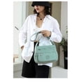 thumbnail image 5 of Bolsos cruzados para mujer, bolso de hombro de nailon, bolsos y bolsos florales con múltiples bolsillos, bolso de momia para exteriores, 5 of 5