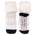 thumbnail image 2 of Women's Classic Winter Fleeced Thermal Cabin Crew Slipper Socks, 04 Pattern, 1 Pair, 2 of 5